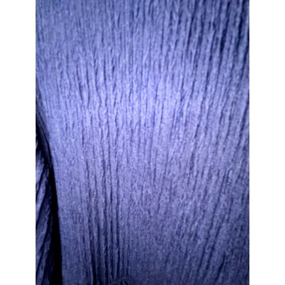 Cupshe Navy Blue long sleeve rayon dress size medium - Picture 3 of 3